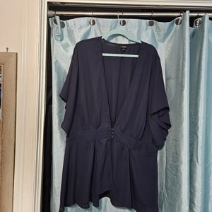 Navy blue blouse